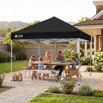 8'x8' Instant Pop-Up Canopy Tent – Grade Protection in Seconds – Crown Shades