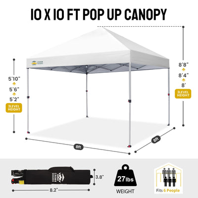 One-Push™ Lite 8' x 8' Canopy