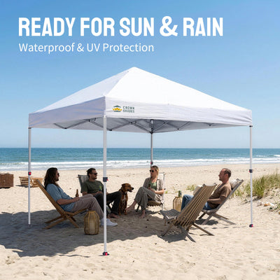 zelt wasserabweisend 8'x8' Instant Pop-Up Baldachin-Zelt – Schutz in Sekunden – Crown Shades