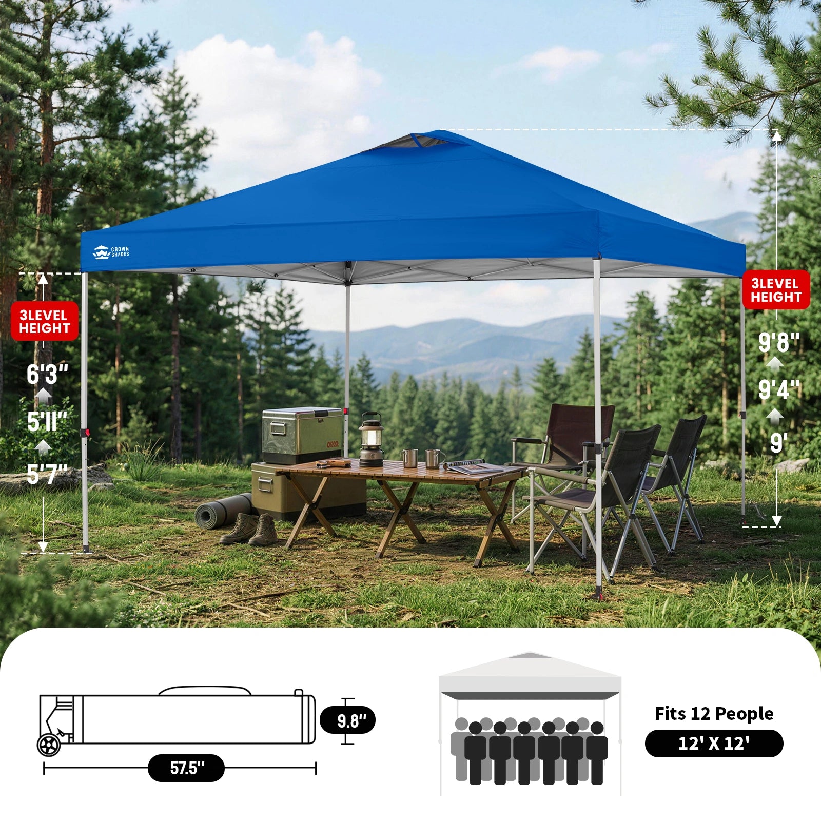 12x12 Pop-up-Pavillon
