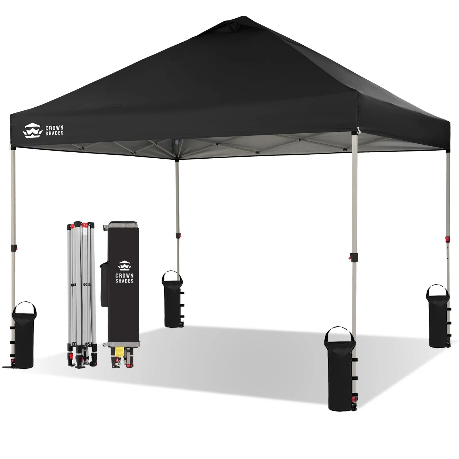 Pop-Up Faltpavillon 3 × 3 m – Wasserdicht, UV50+, Höhenverstellbar, mit Seitenteilen