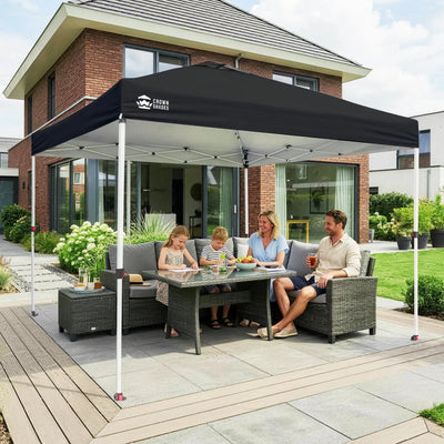 Pop-Up Faltpavillon 3 × 3 m – Wasserdicht, UV50+, Höhenverstellbar, mit Seitenteilen