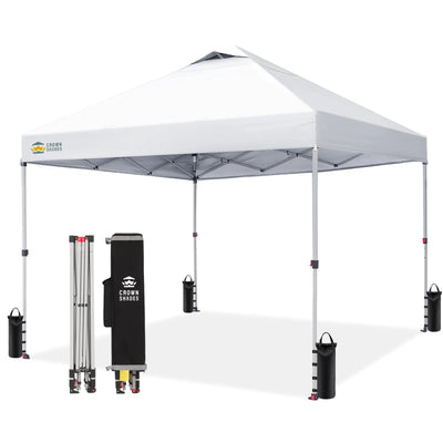 Pop-Up Faltpavillon 3 × 3 m – Wasserdicht, UV50+, Höhenverstellbar, mit Seitenteilen