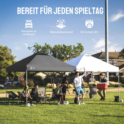 Pop-Up Faltpavillon 3 × 3 m – Wasserdicht, UV50+, Höhenverstellbar, mit Tragetasche