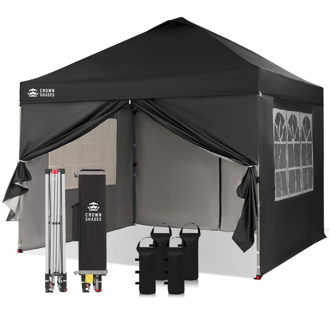 Pop Up Gazebo with 4 Sidewalls - One Push CenterLOK® Instant Setup