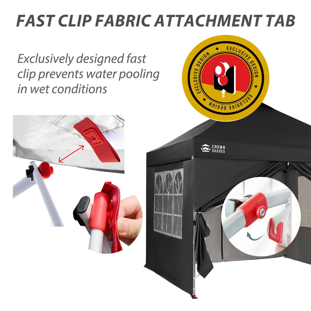 Pop Up Gazebo with 4 Sidewalls - One Push CenterLOK® Instant Setup