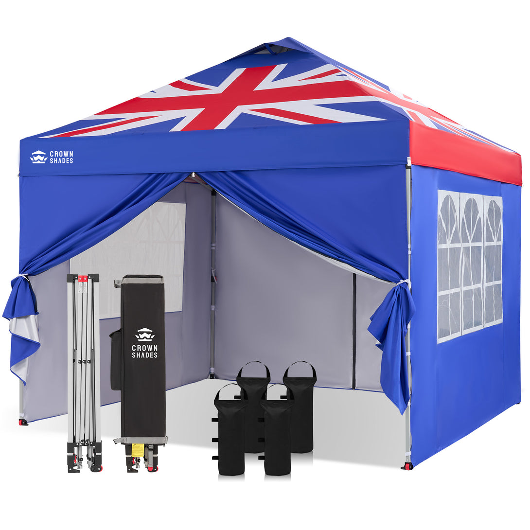 Pop Up Gazebo with 4 Sidewalls - One Push CenterLOK® Instant Setup