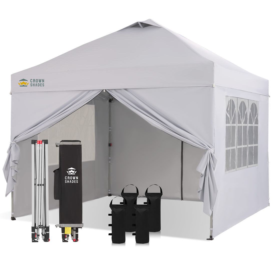 Pop Up Gazebo with 4 Sidewalls - One Push CenterLOK® Instant Setup
