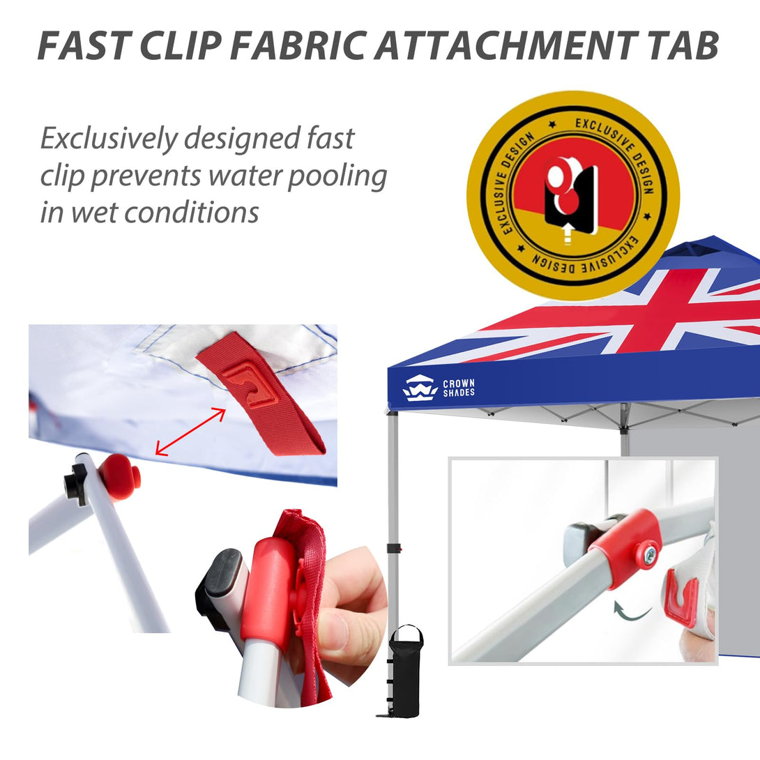 3m x 3m Pop Up Gazebo with 1 Sidewall