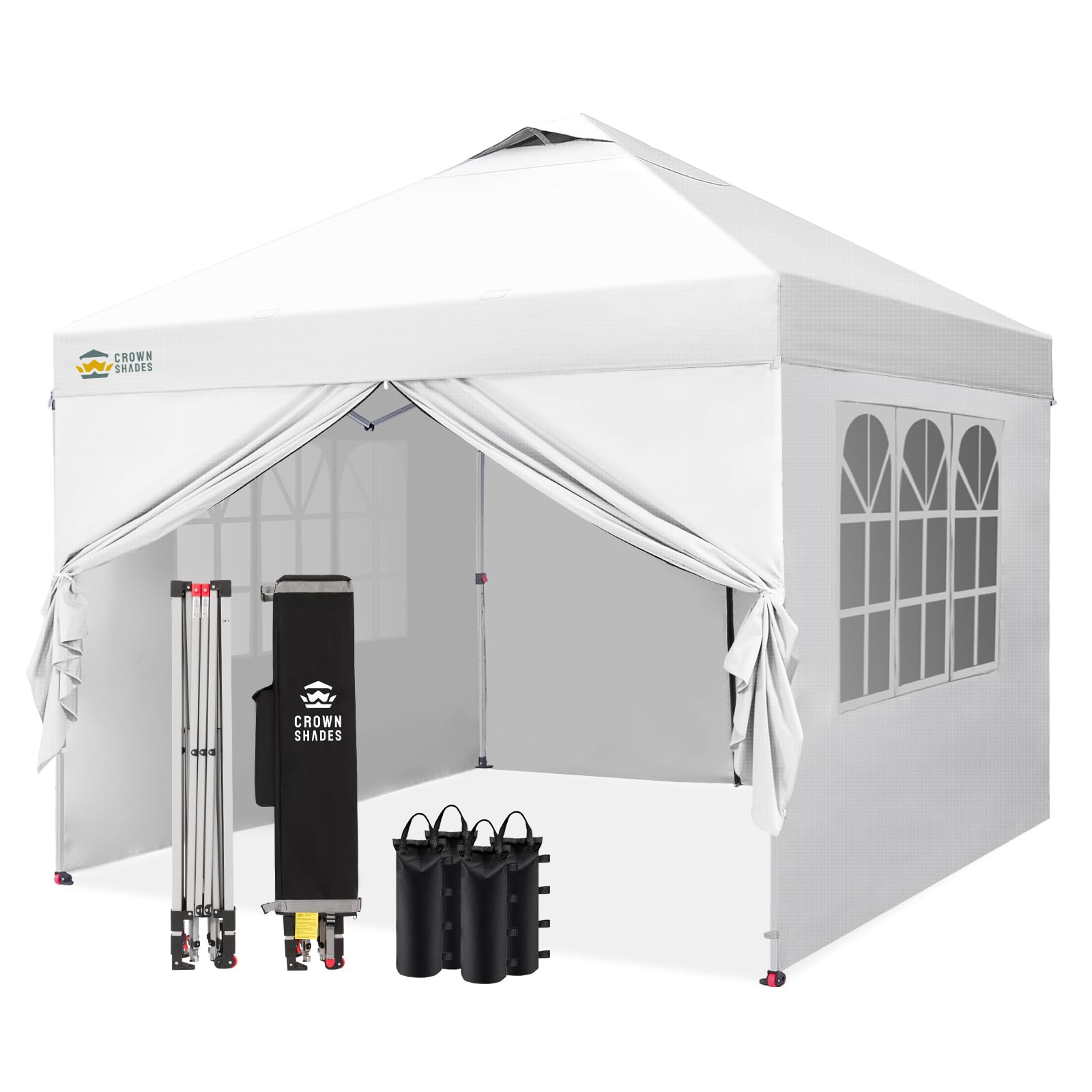 Pop-Up Pavillon 3×3 m mit 4 Seitenteilen – Wasserdicht, Stabil & Höhenverstellbar