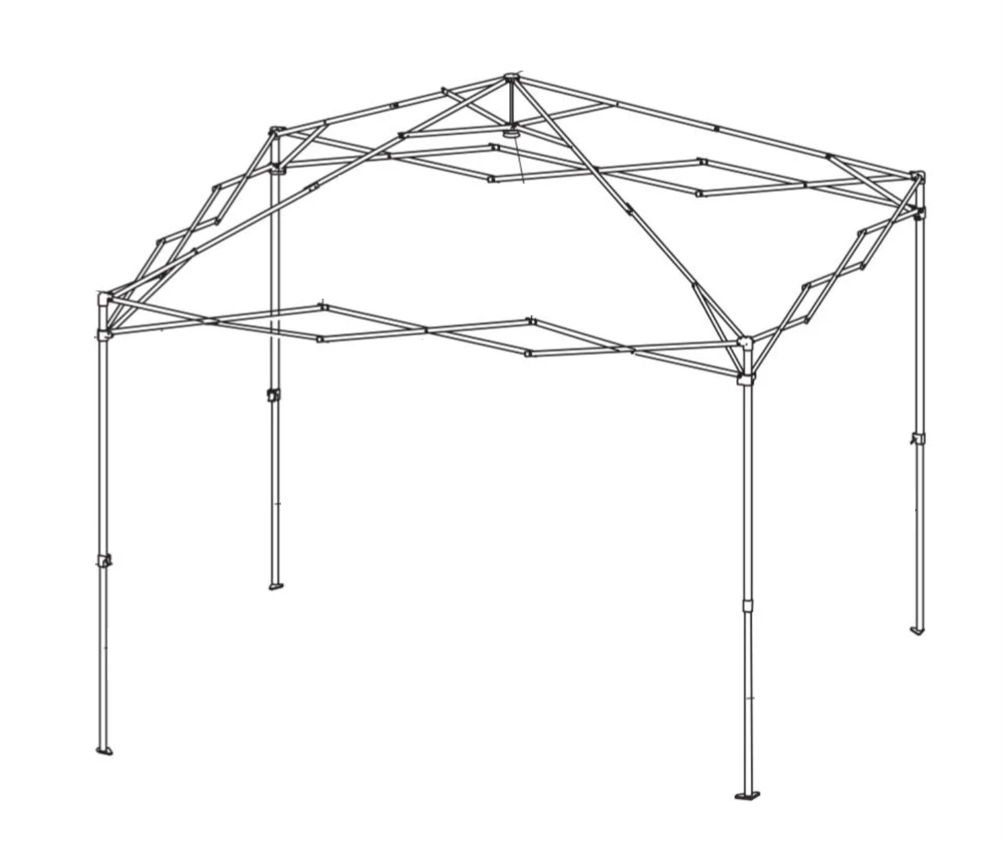 Piezas de repuesto 10x10 para toldo comercial modelo C100W-S4