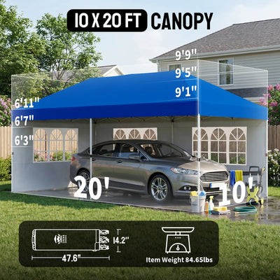 Swift-Lock 10'x20' Canopy | 6 Sidewalls