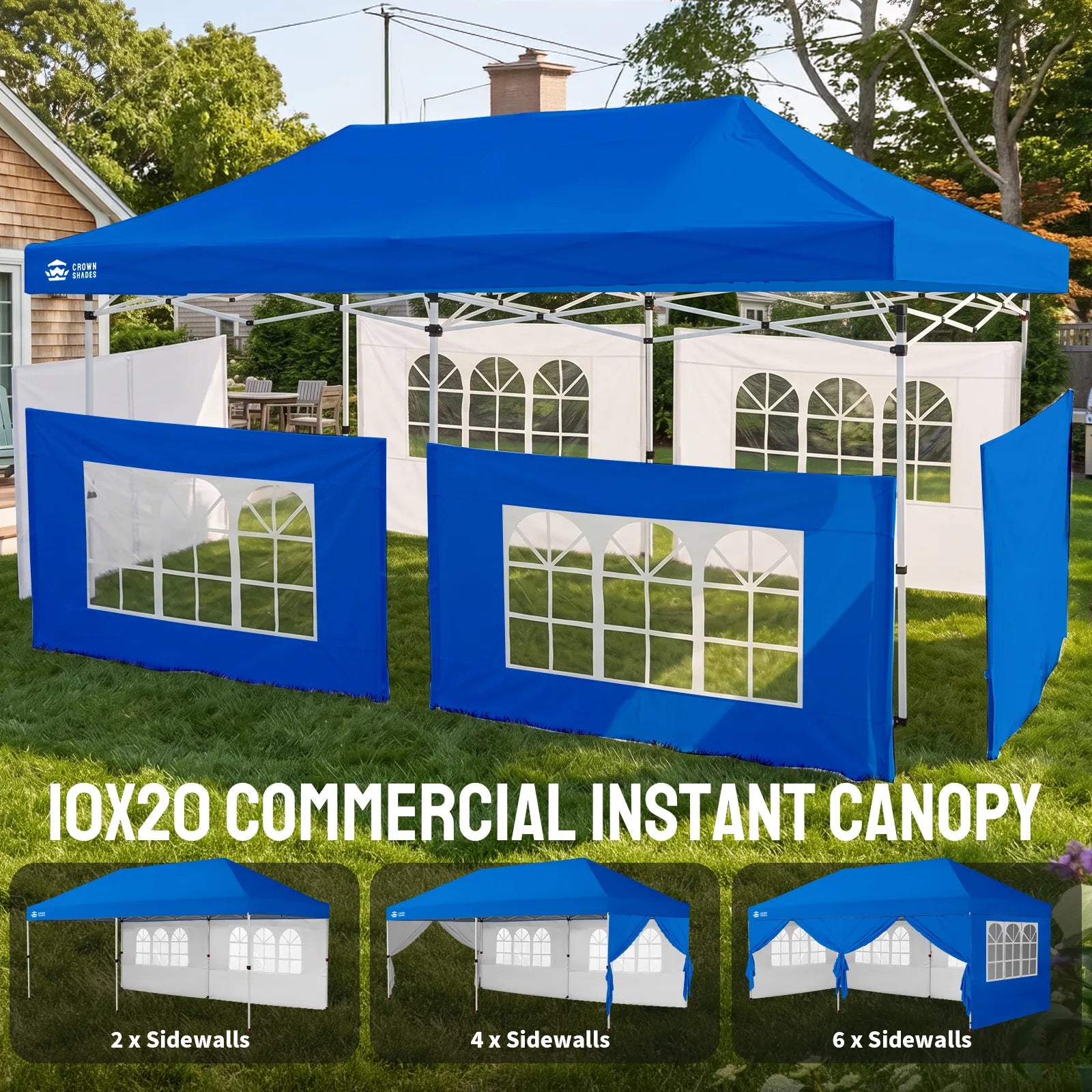 Swift-Lock 10'x20' Canopy | 6 Sidewalls