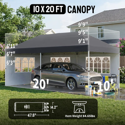 Swift-Lock 10'x20' Canopy | 6 Sidewalls