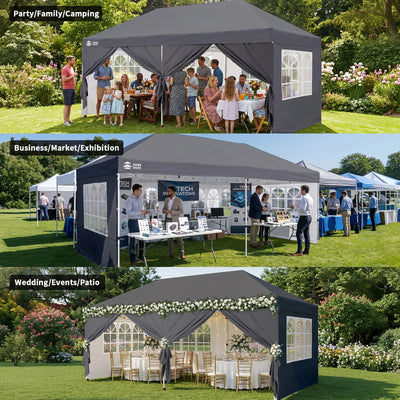 Swift-Lock 10'x20' Canopy | 6 Sidewalls