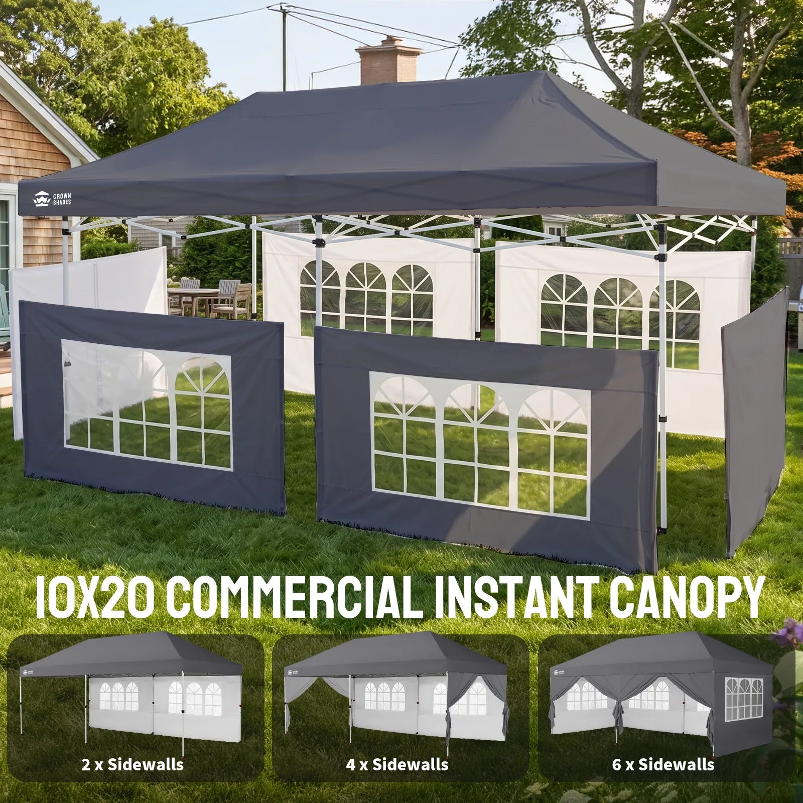 Swift-Lock 10'x20' Canopy | 6 Sidewalls