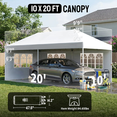 Swift-Lock 10'x20' Canopy | 6 Sidewalls