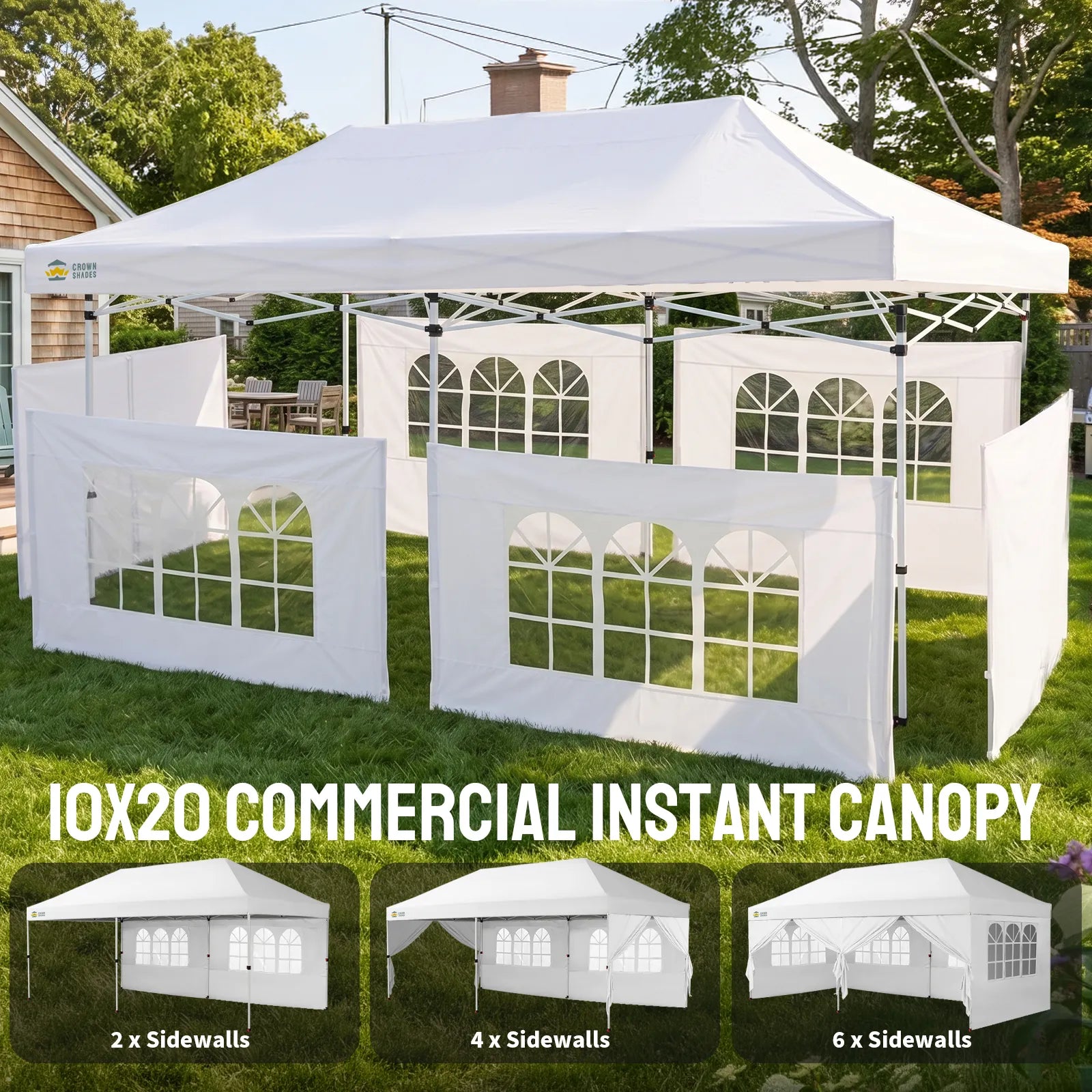 Swift-Lock 10'x20' Canopy | 6 Sidewalls