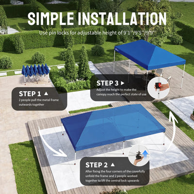 Swift-Lock 10'x20' Instant Canopy | One-Push CenterLOK® Event Tent Swift-Lock 10'x20' Instant Canopy | One-Push CenterLOK® Event Tent