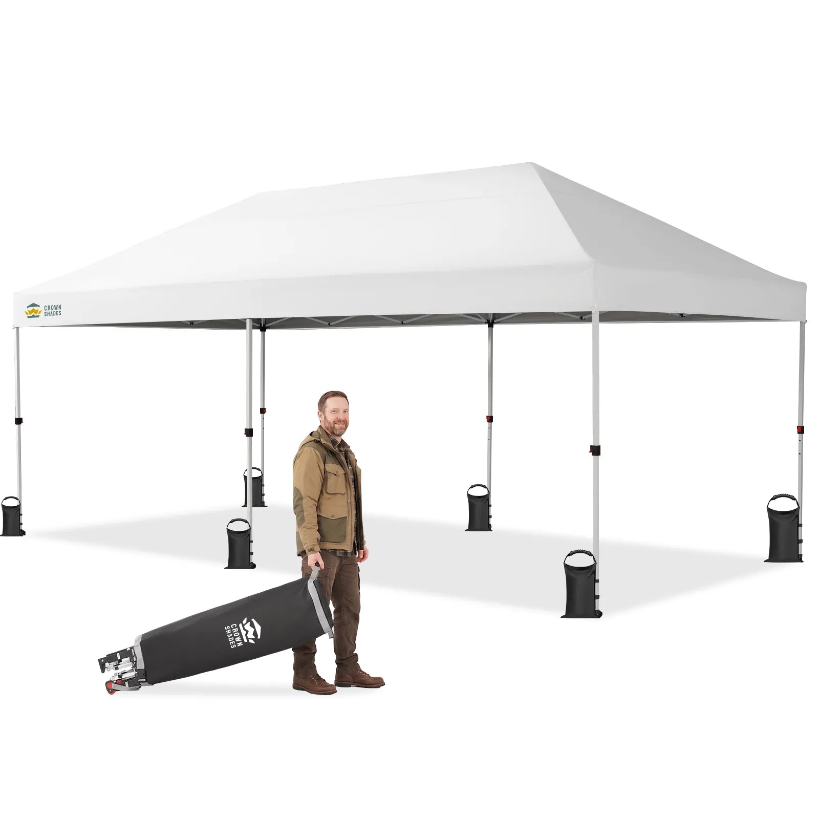 10x20 Commercial Canopy Tents | Extra-Large Shade by Crown Shades