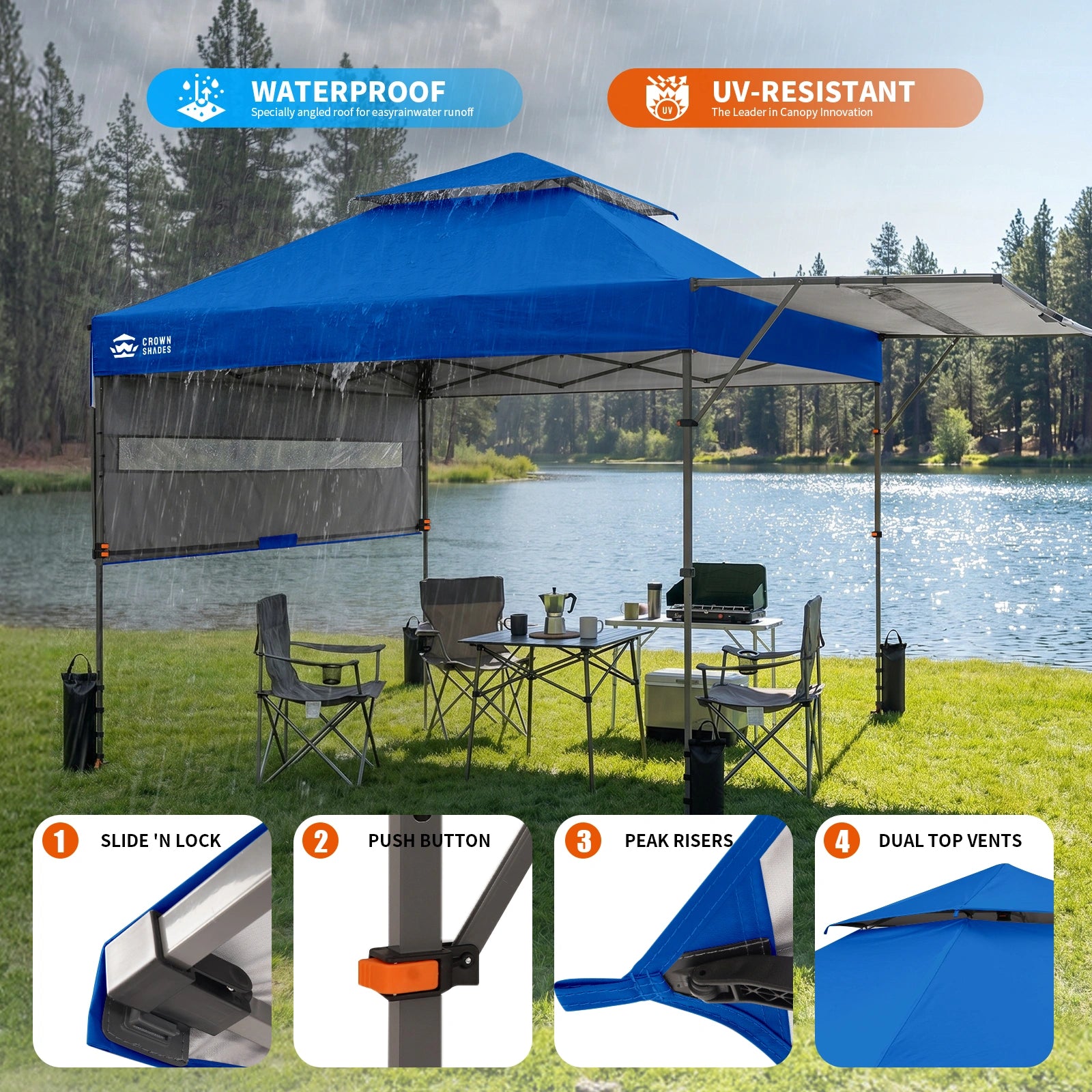 Vista 10' x 18' Carpa | Toldos dobles