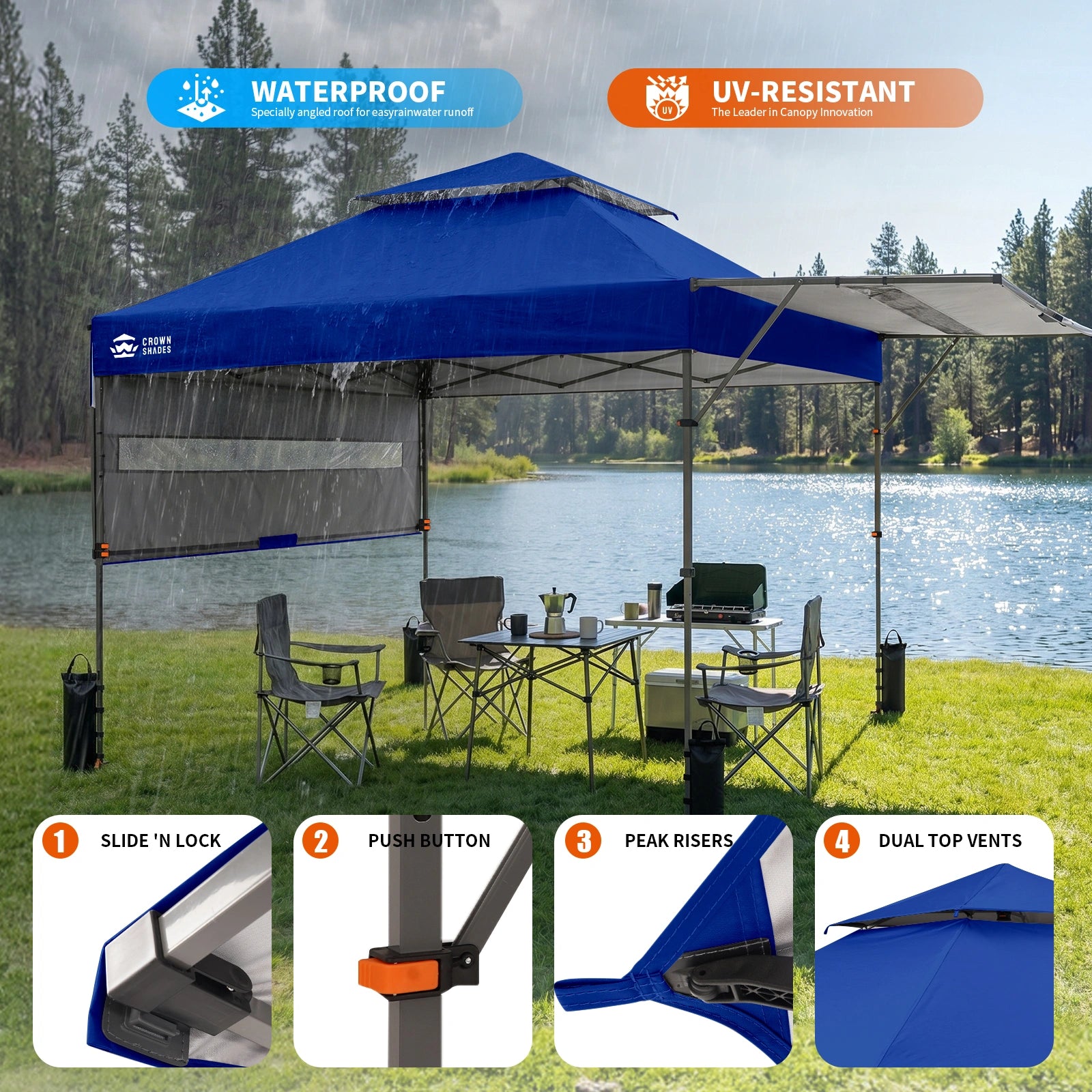 Vista 10' x 18' Carpa | Toldos dobles
